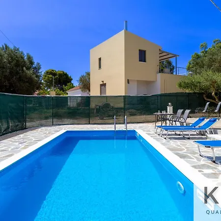 Apartment Family With Private Pool! Near Megas Lakos Beach Xi Beach